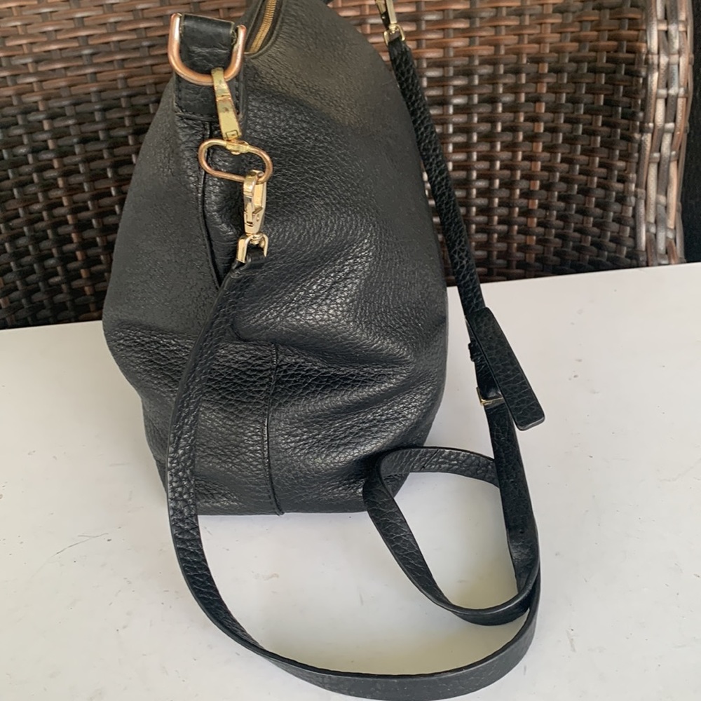 Kate Spade Black Leather Shoulder / CrossBody Bag - Picture 3 of 16